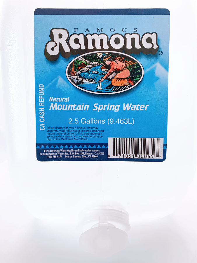 Mountain Spring Water - 2.5G